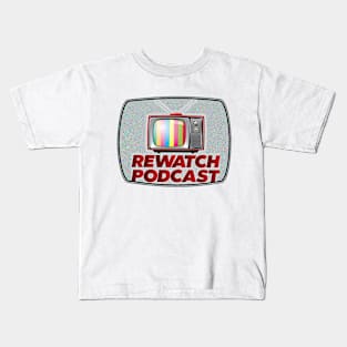 The Rewatch Podcast Logo Kids T-Shirt